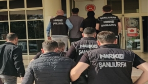 Şanlıurfa'da uyuşturucuyla operasyonu. 8 tutuklama