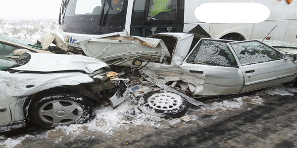 Urfa'da 30 araç birbirine girdi, 2 ölü, 30 yaralı