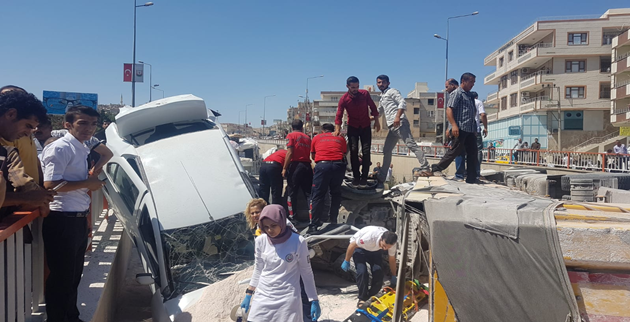 Urfa'da Hafriyat kamyonu dehşeti! 1 ölü, 4 yaralı